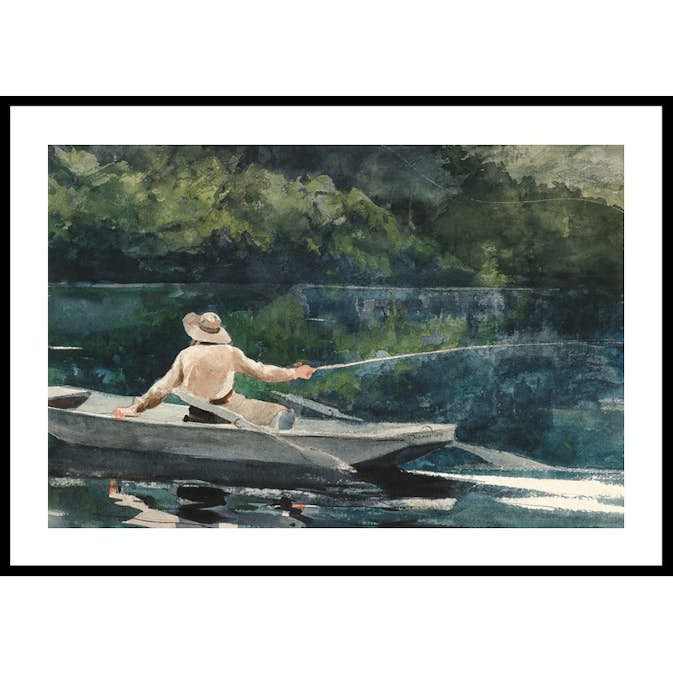 Poster Gallerix Casting Number Two By Winslow Homer