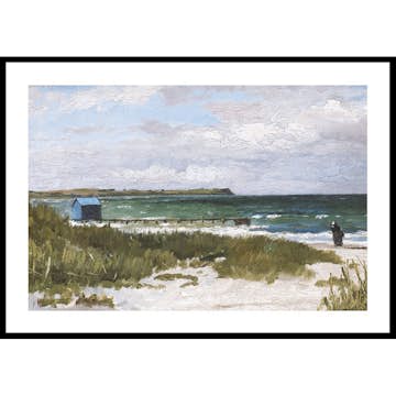 Poster Gallerix Kystlandskab Hornbæk By Carl Locher