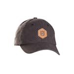 Keps Husqvarna Granitgrå med Läderdetaljer