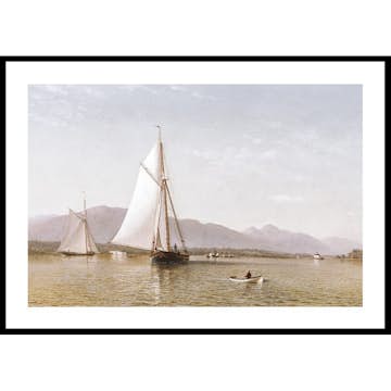 Poster Gallerix The Hudson At The Tappan Zee By Francis Augustus Silva