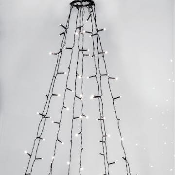 Julgransbelysning Star Trading Crispy Ice White 360L
