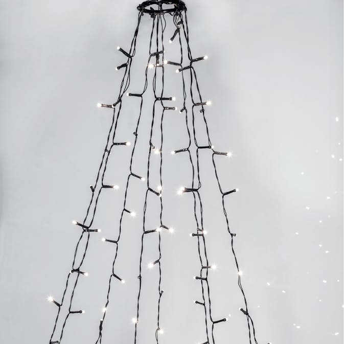 Julgransbelysning Star Trading Crispy Ice White 360L