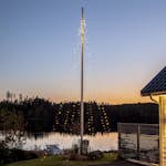 Flaggstångsbelysning Star Trading Shiny LED-Ljusslinga med 500 Varmvita Ljus 10 Meter