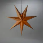 Adventsstjärna Gnosjö Konstsmide Pappersstjärna med Textilstruktur inkl. Sladdställ