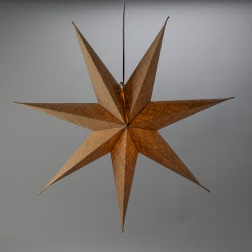 Adventsstjärna Gnosjö Konstsmide Pappersstjärna med Textilstruktur inkl. Sladdställ