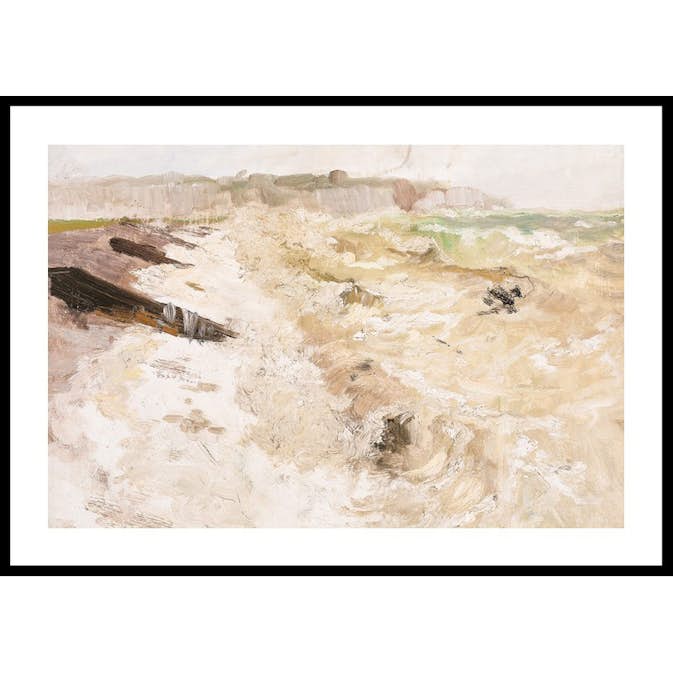 Poster Gallerix From The Beach At Dieppe By Frits Thaulow