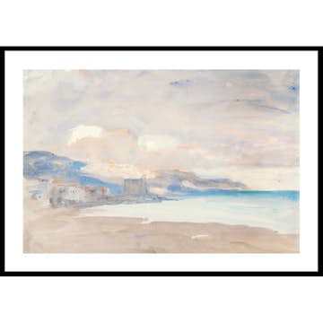 Poster Gallerix View Of Nice By Hercules Brabazon Brabazon