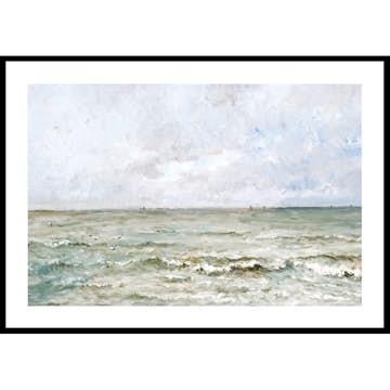Poster Gallerix Seascape By Charles-François Daubigny
