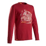 T-shirt Husqvarna Xplorer Långärmad Unisex Lingonröd