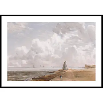 Poster Gallerix Harwich The Low Lighthouse And Beacon Hill By John Constable