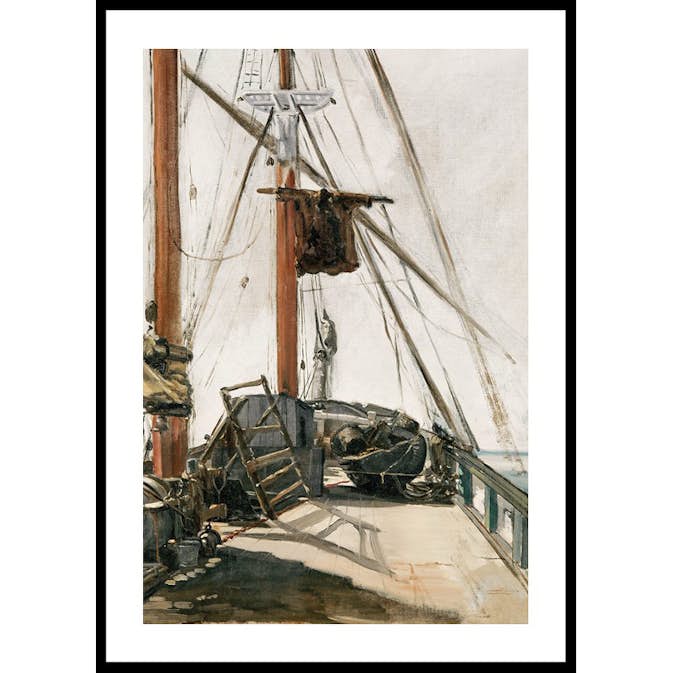 Poster Gallerix The Ship's Deck By Édouard Manet