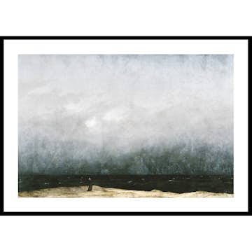 Poster Gallerix Der Mönch Am Meer By Caspar David Friedrich