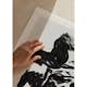 Poster Gallerix Drie Zwarte Paarden Staand Naar Links Kijkend By Leo Gestel
