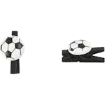 Fotbollsklämma Creativ Company Stl 14x25 mm Svart 10 st/1 Förp