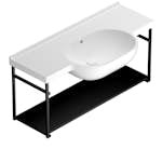 Vägghängd Ställning Globo till Tvättställ 6-ME100BI