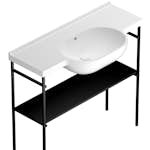 Golvställning Globo med Hylla till Tvättställ 6-ME100BI