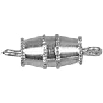 Skruvlås Creativ Company Försilvrad 10-pack