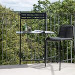 Hängbord Venture Home Borneo Balkongbord Hängande Svart Stål Utomhus