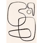 Posters Venture Home Line Art Vit/svart