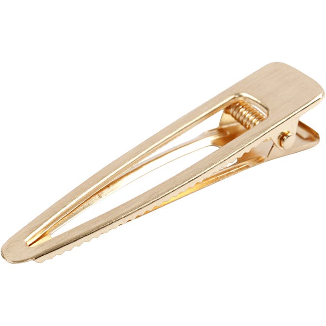 Hårspänne Creativ Company Förgylld LxB 75x16 mm 1 st/1 Förp