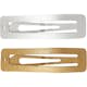Hårspänne Creativ Company Guld/Silver 58x16 mm 4 st/1 Förp