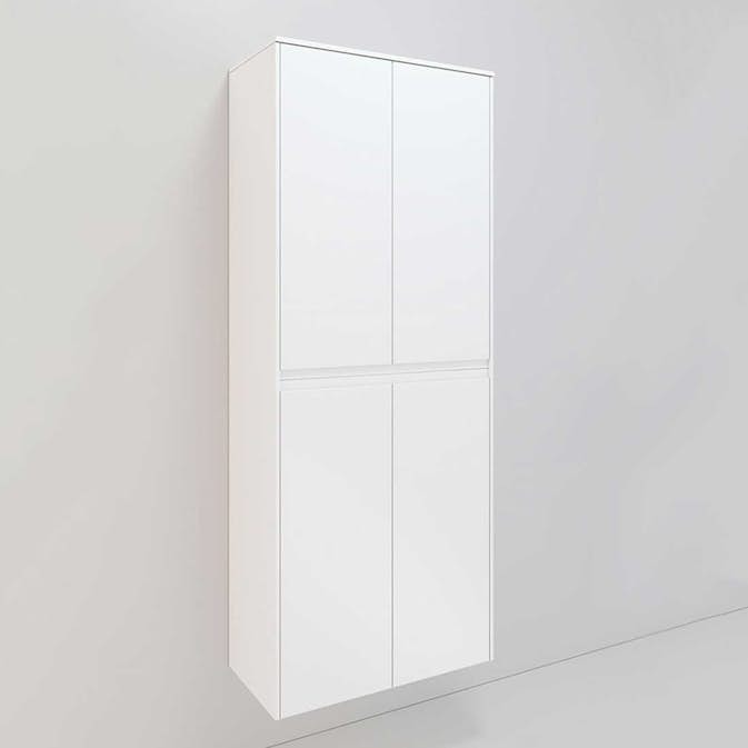 Sidoskåp Noro Lifestyle Concept 700 mm Dubbel Högt Vit