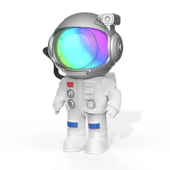 Projektor MOBILITY ON BOARD Mini Stellar Light Space Astronaut Vit