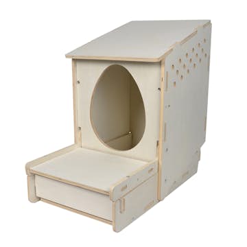 Ruvnäste Gaun i Trä för Inomhusbruk