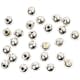 Ändpärlor Creativ Company Försilvrad HålStl 1 mm 20 st/1 Förp
