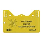 Varningsskylt Willab med tryck på båda sidor