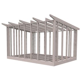 Friggebodsstomme Byggstommar 6 grader 4500x3190 mm Lösvirke