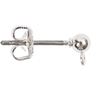 Öronstickare Creativ Company Försilvrad L13 mm 1 Förp