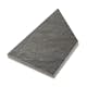 Uteklinker Bricmate Z Quartzit Black Pool Inner Corner Left 30x60 cm