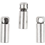 Avslutningshylsa Creativ Company Försilvrad 8x2 mm 10 st/1 Förp