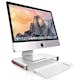 Monitorställ Desire2 Riser Universal 3X Usb-A 1X Type-C Silver