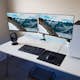 Monitor Arm Desire2 Duo Aluminium upp till 32"
