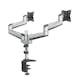 Monitor Arm Desire2 Duo Aluminium upp till 32"