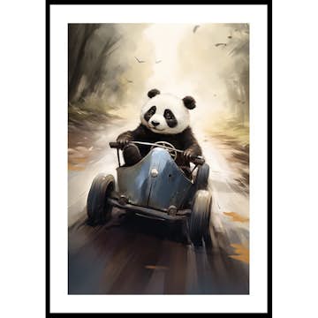 Poster Gallerix Panda Race Driver