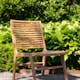 Loungestol Venture Home Ribbon Utomhusstol i Naturfärgad Teak