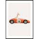 Poster Gallerix Giraffe In Toy Car