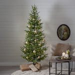 Plastgran Star Trading Malung med LED-belysning 200 cm