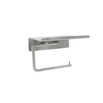 Toalettpappershållare Beslag Design Base med Hylla Självhäftande