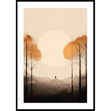 Poster Gallerix Abstract Sunset