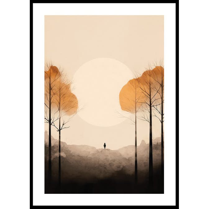 Poster Gallerix Abstract Sunset