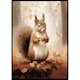 Poster Gallerix Squirrel Watercolor