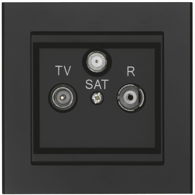 Slututtag Malmbergs Optima Radio/Tv/Satellit Svart