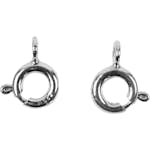 Fjäderlås Creativ Company Sterlingsilver 10 st/1 Förp