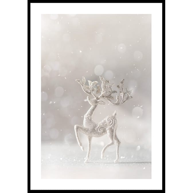 Poster Gallerix Winter Deer Decoration