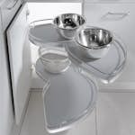 Hörnskåpsutdrag Theofils Kesseböhmer Lemans II Arena Classic Grå/Silver