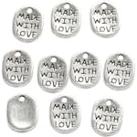 Smyckeberlock Creativ Company Hål 1 mm 10-pack